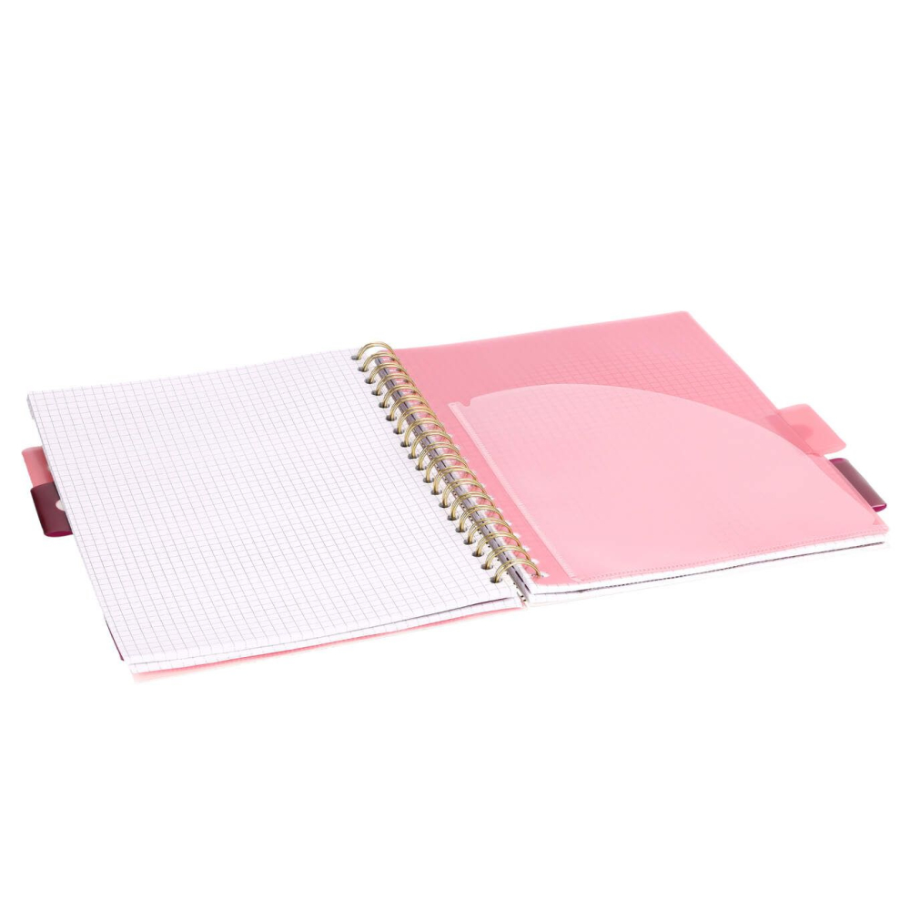 Caiet cu Spirală și Separatoare Strigo Pads Project Book Flori B5, Matematică, Verde [3]