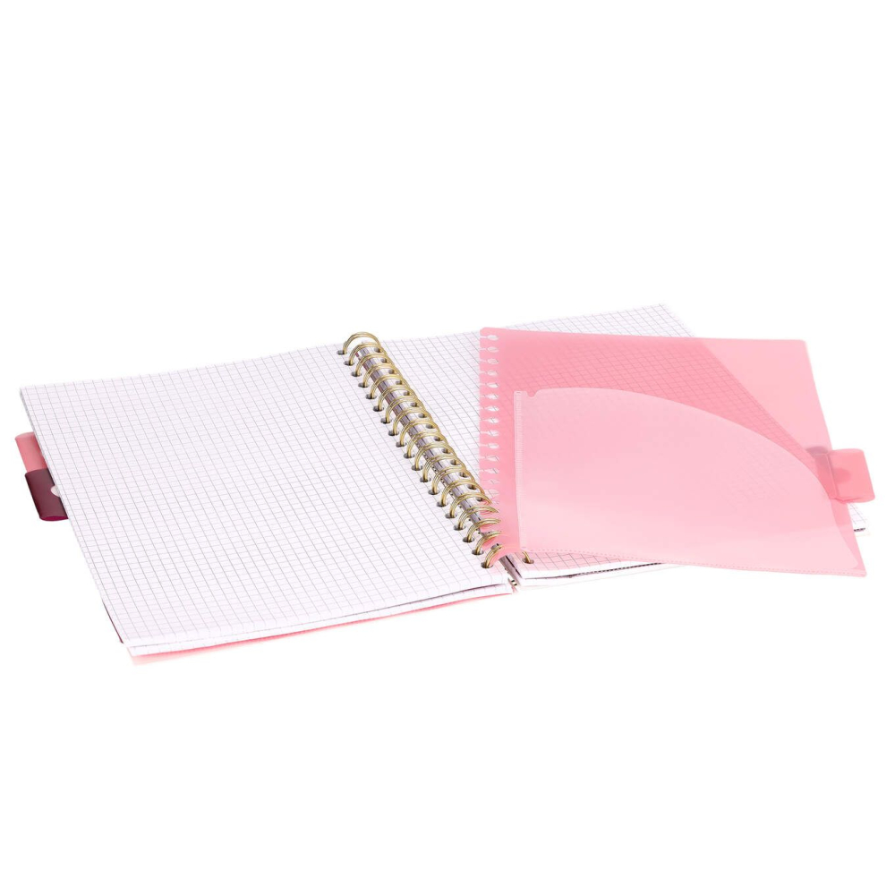 Caiet cu Spirală și Separatoare Strigo Pads Project Book Flori B5, Matematică, Verde [4]
