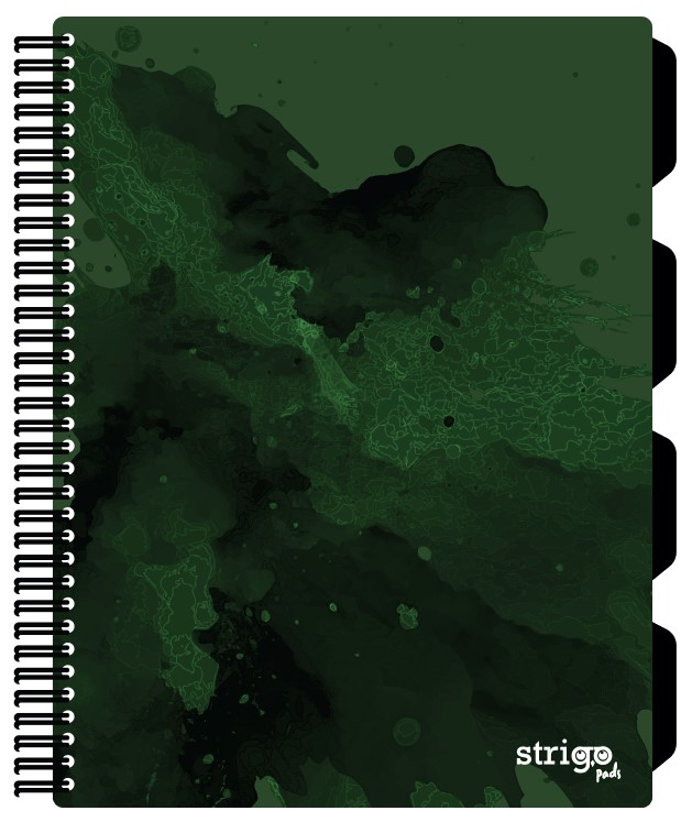 Caiet cu Spirală și Separatoare Strigo Pads Project Book Fusion B5, Matematică [2]