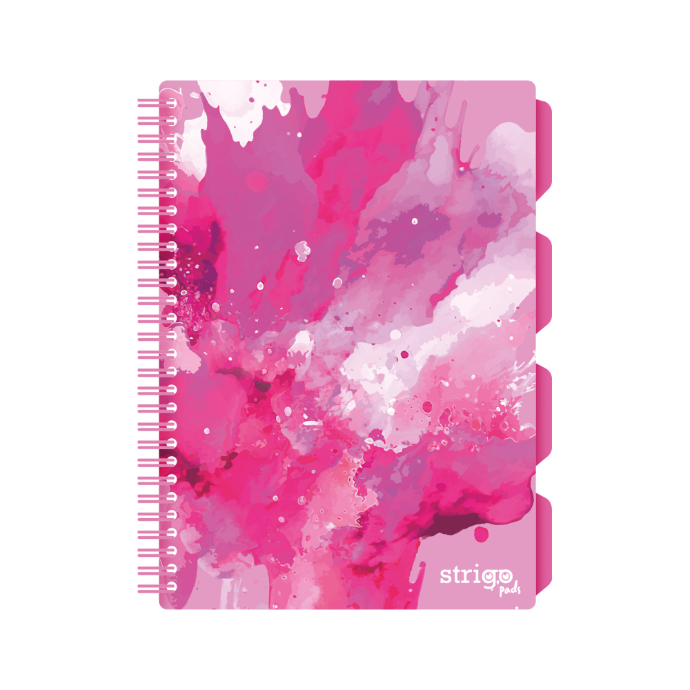 Caiet cu Spirala si Separatoare Strigo Pads Project Book Fusion B5, Matematica