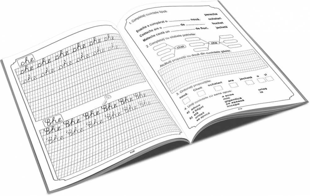 Caiet de scriere A5 pentru limba romana -Sa scriem literele,96 pagini [2]