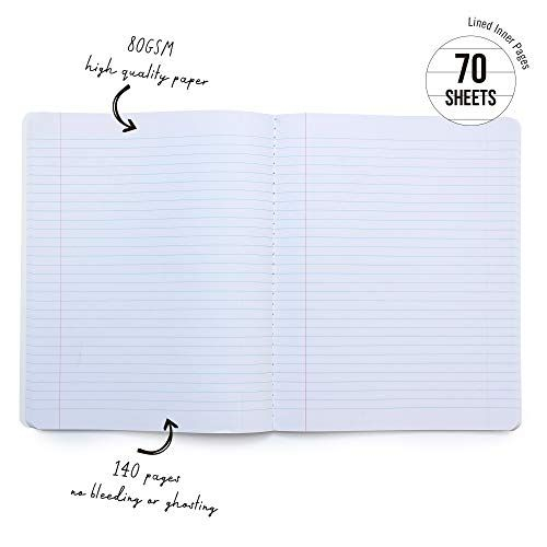 Caiet Pukka Pad Carpe Diem, 140 Pagini Dictando, Hârtie 80g, 24.7 x 19 cm [2]