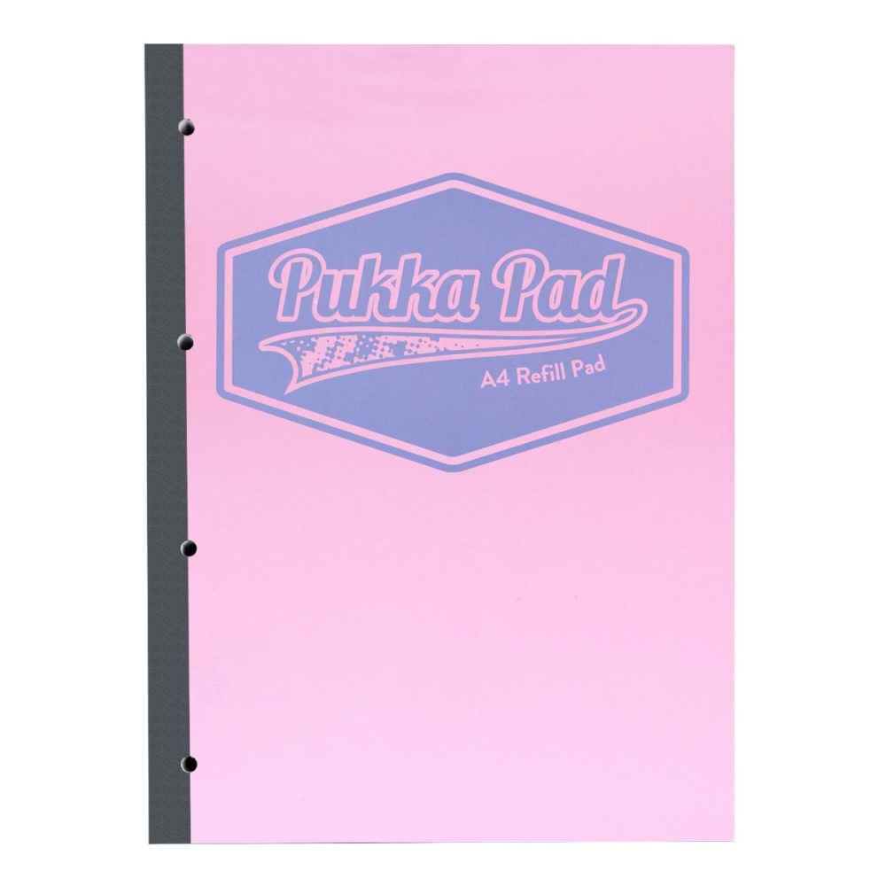 Caiet Pukka Pad Pastel A4, 400 File Dictando, Hartie 80g, Coperti Cartonate