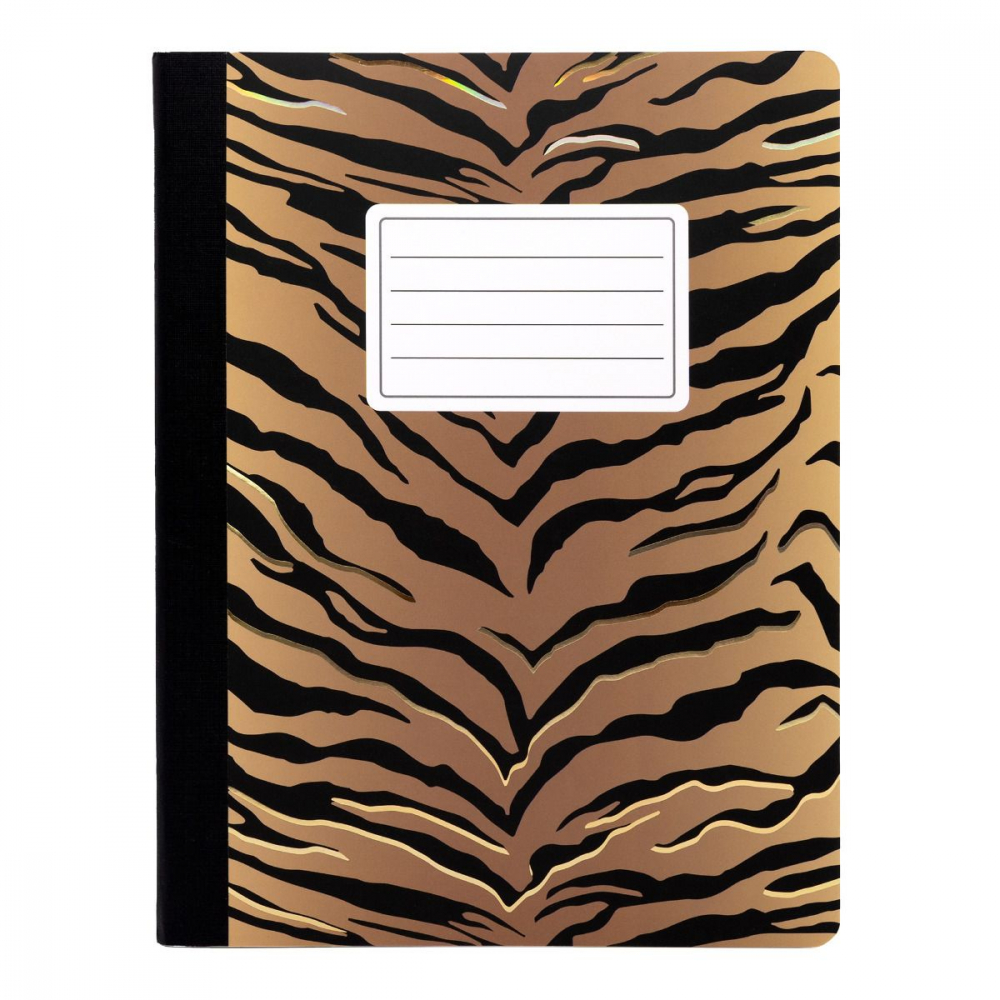 Caiet Pukka Pad Wild Collection Tiger, 140 Pagini Dictando, 24.7 x 19 cm, Hârtie 80g [1]