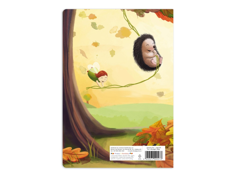 Caiet special tip I A5,ilustratie Autumn fun,24 file, 90g [2]