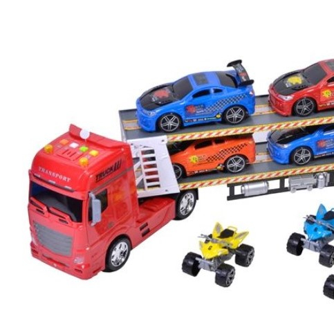 Camion care transporta 10 masini cu sunet si lumini [2]