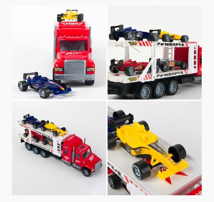 Camion cu 4 masini de curse [2]