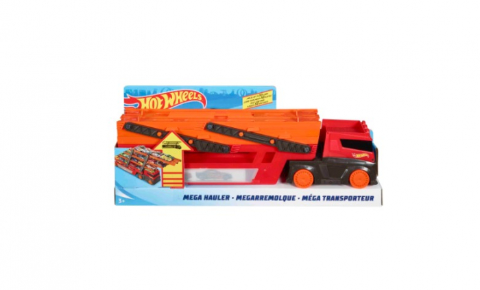 Camion trailer Hot Wheels cu 6 nivele [4]
