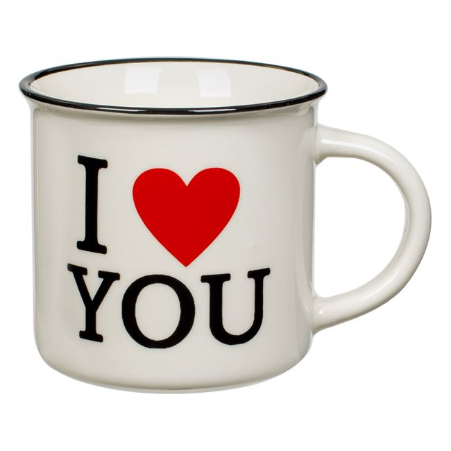 Cana cu mesaj I love you [2]