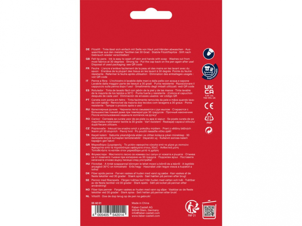 Carioca Faber-Castell 12 Culori Superlavabile [2]