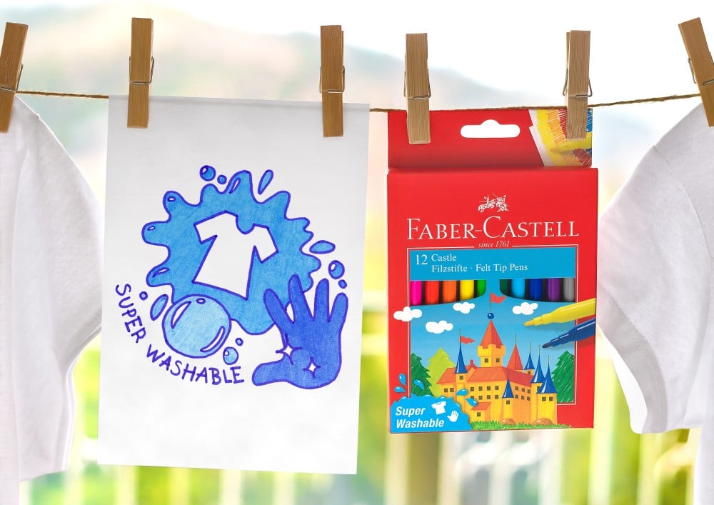 Carioca Faber-Castell 12 Culori Superlavabile [5]