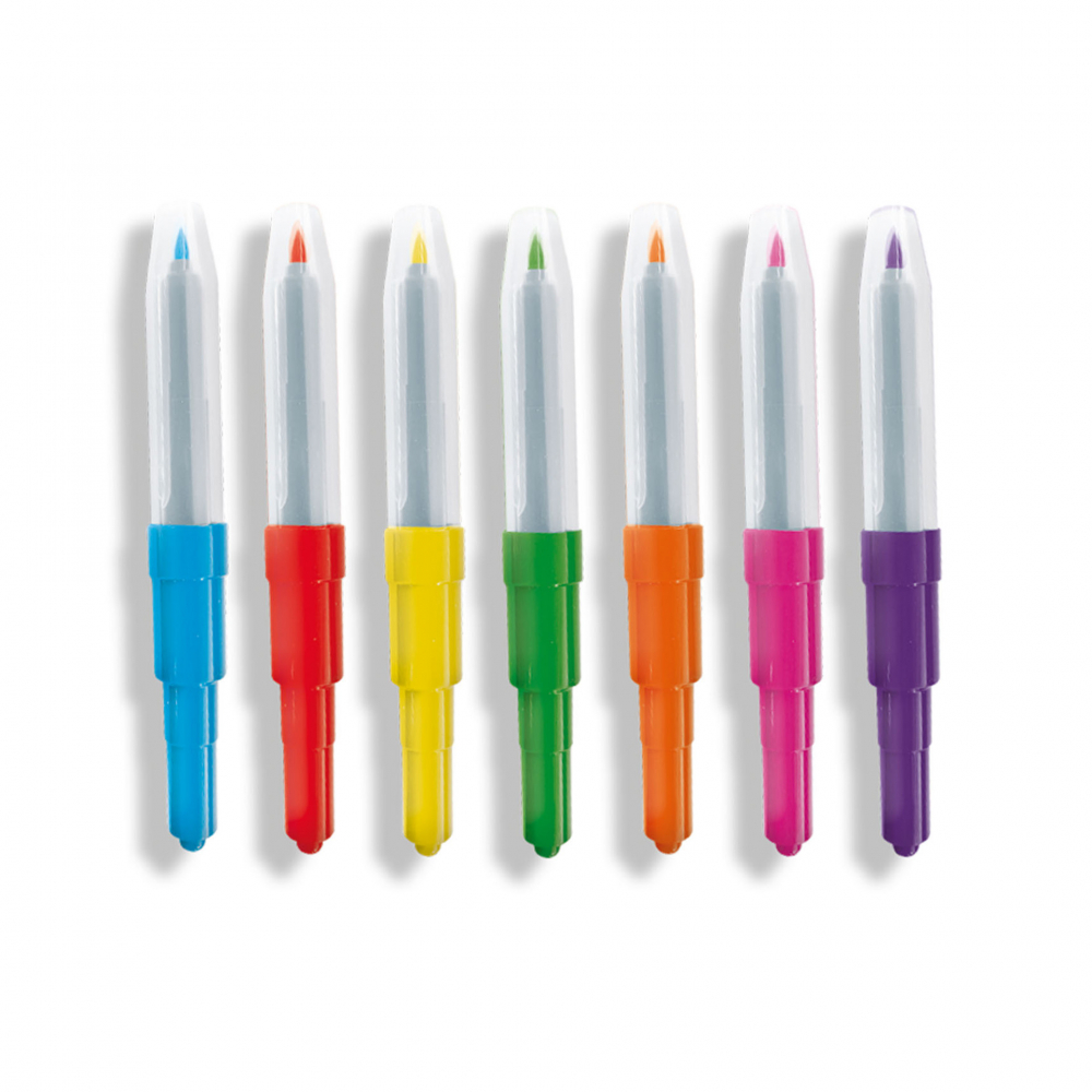 Carioci colorate pentru copii cu aerograf pentru desenat pe haine, 7 culori/set [2]