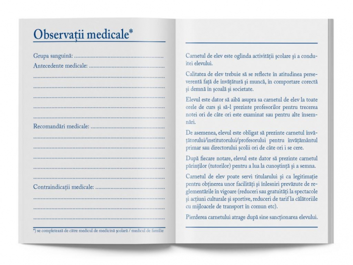 Carnet de Elev pentru Clasele I-IV [7]