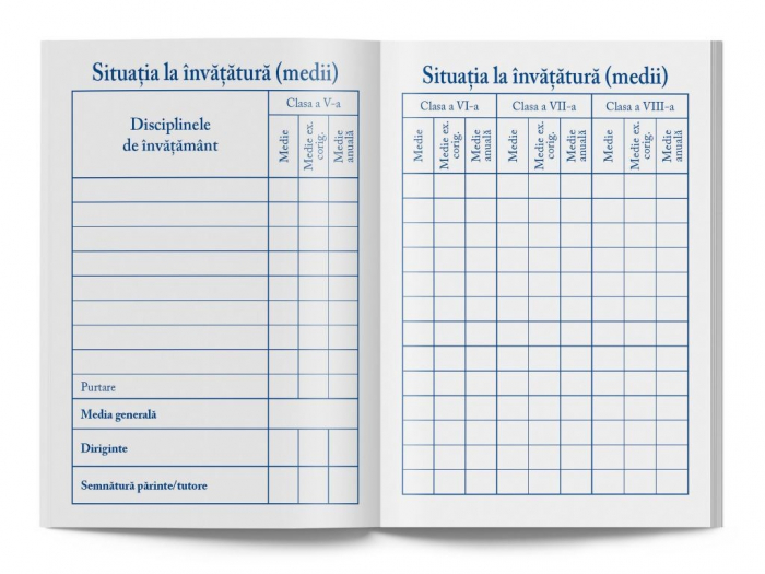Carnet de elev pentru clasele V-VIII [4]
