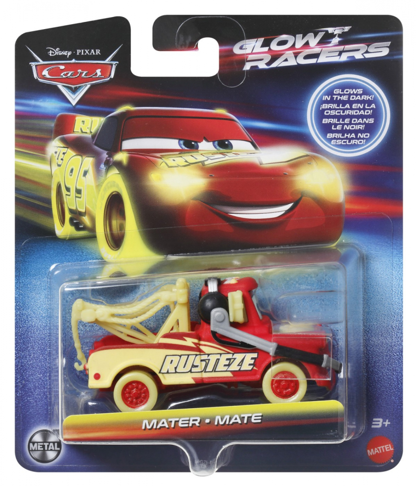 Cars Glow Racers Masinuta Metalica Mater 1:55 [1]