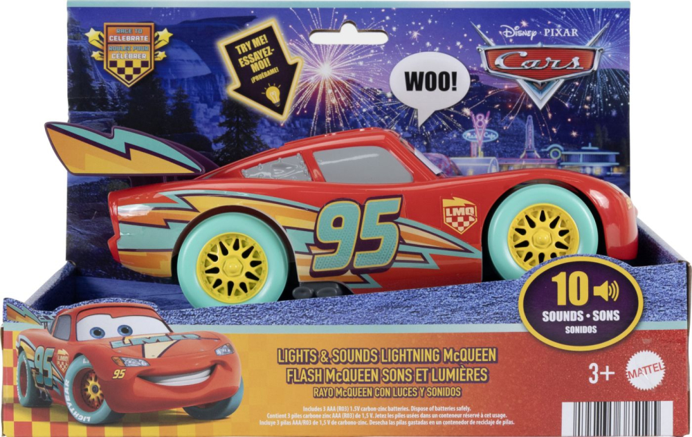 CARS MASINUTA FULGER MCQUEEN CU LUMINI SI SUNETE