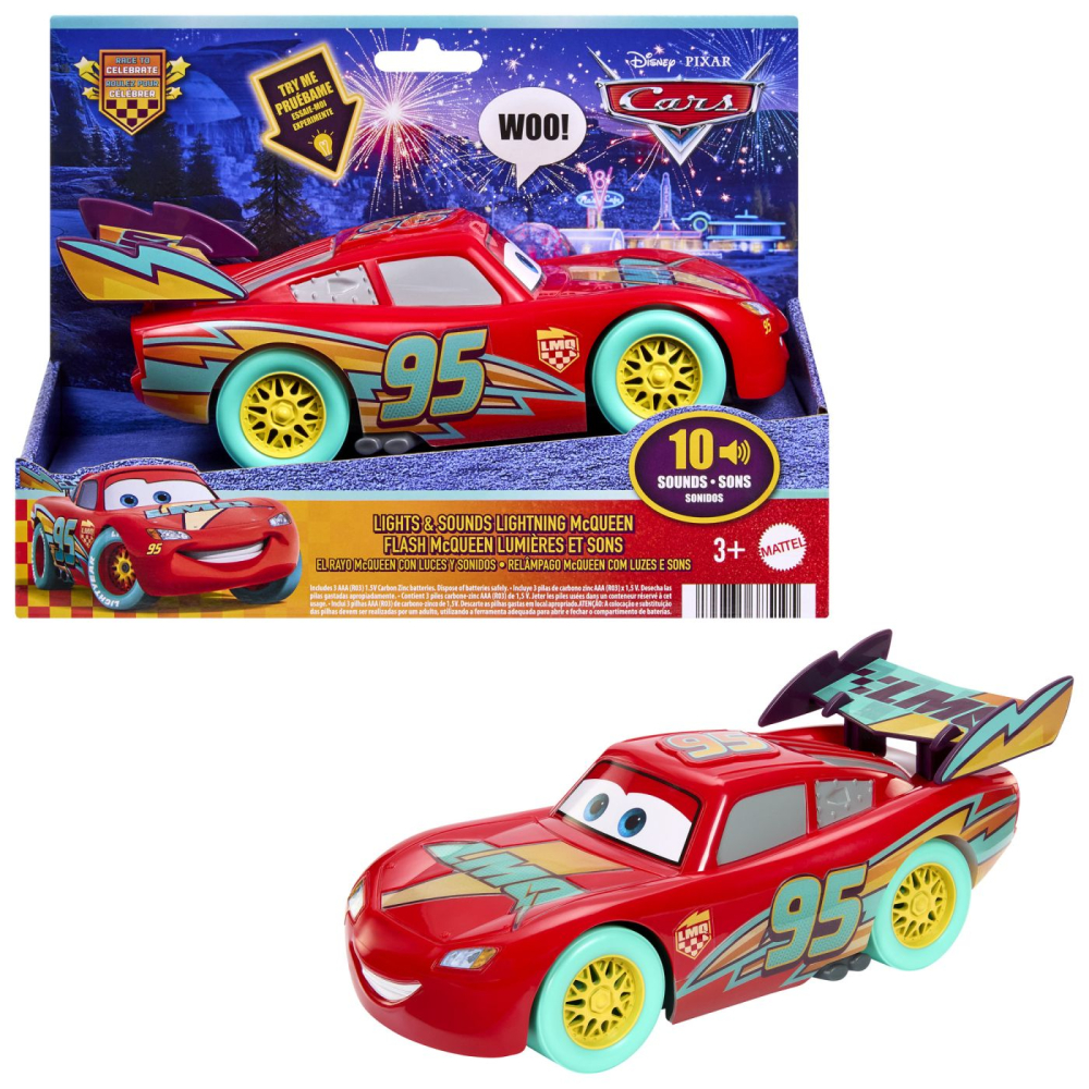 CARS MASINUTA FULGER MCQUEEN CU LUMINI SI SUNETE [2]