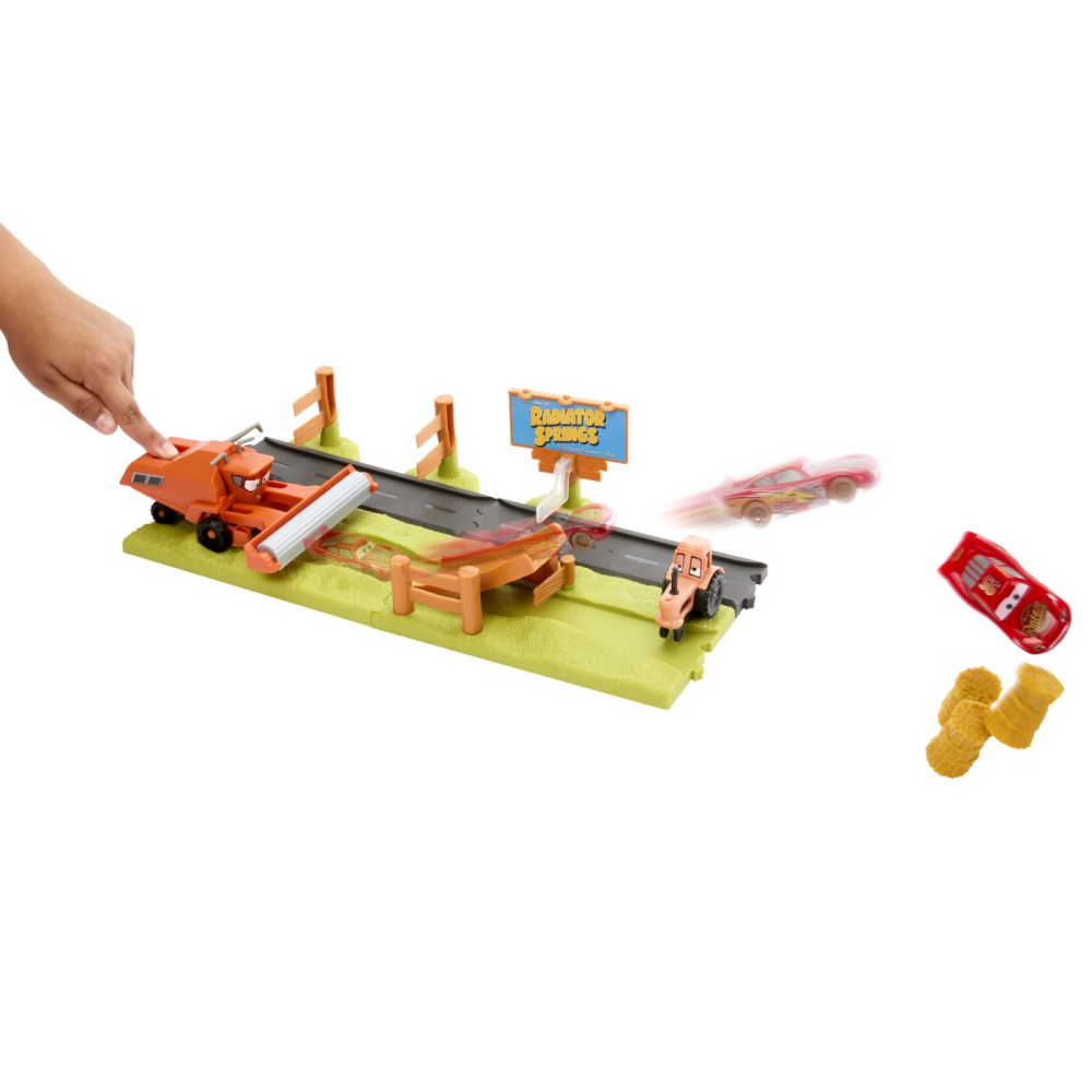 CARS SET DE JOACA PISTA DE ACROBATII FRANK ESCAPE SI STUNT RACE [5]