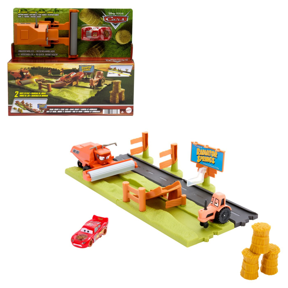 CARS SET DE JOACA PISTA DE ACROBATII FRANK ESCAPE SI STUNT RACE [6]