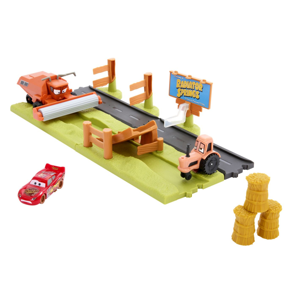 CARS SET DE JOACA PISTA DE ACROBATII FRANK ESCAPE SI STUNT RACE [2]