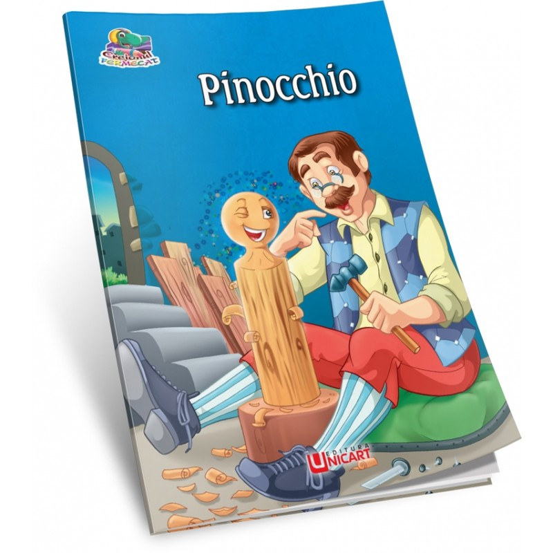 Carte de colorat și povești – Pinochio, tip A5, 16 pagini [1]