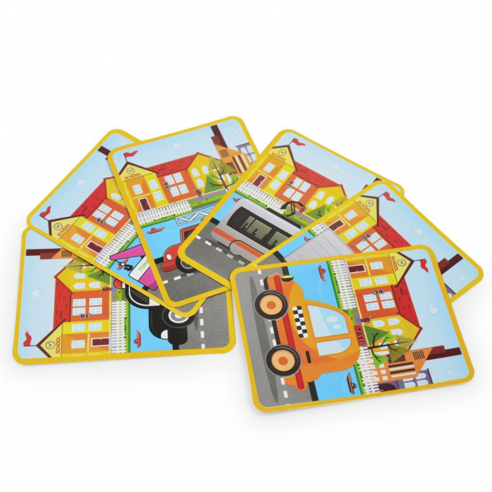 Carte magnetica Animale salbatice cu 81 piese magnetice [3]