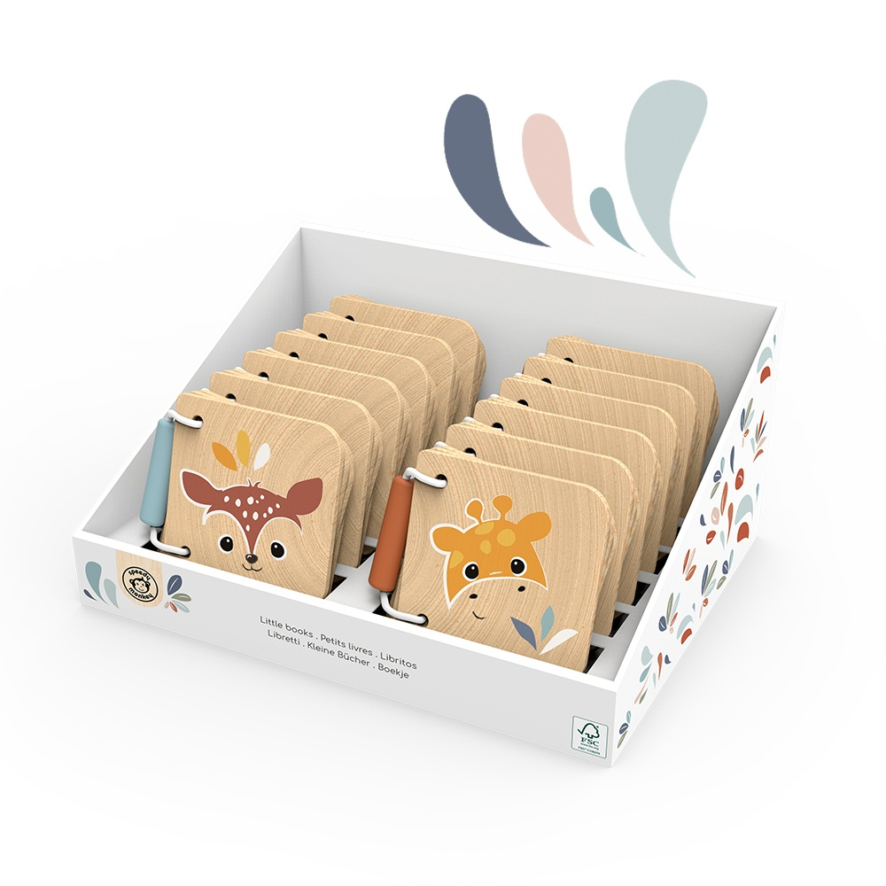 Carticica din lemn pentru bebeluși, Speedy Monkey [5]