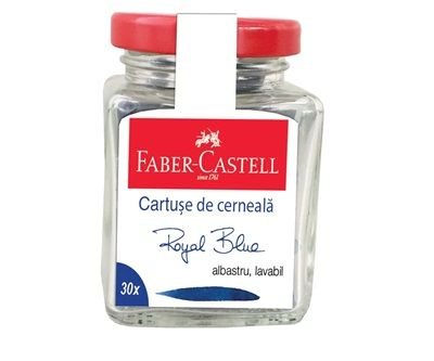 Cartuse cerneala mici albastre ,   30 buc set, Faber-Castell