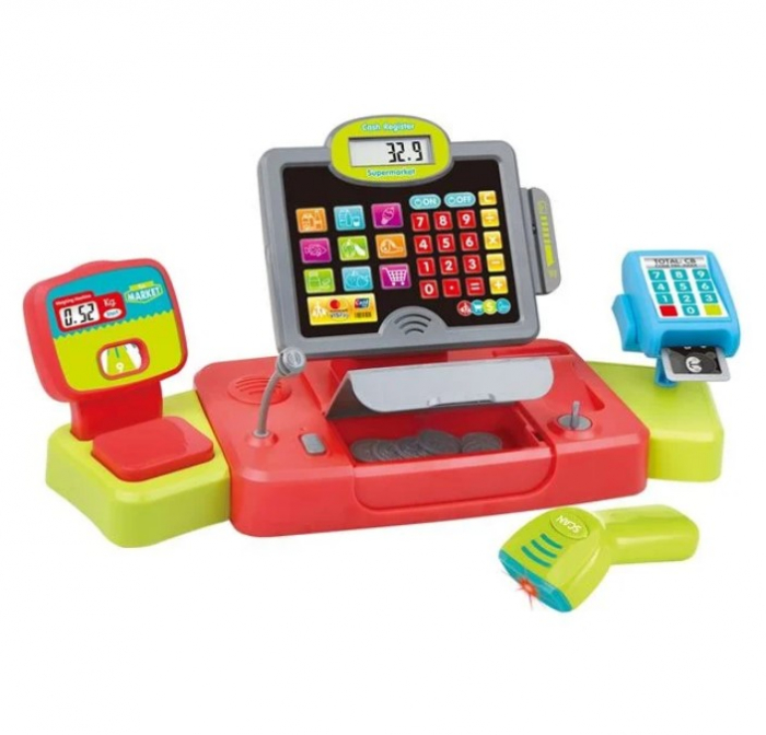 Casă de marcat cu ecran și calculator, sunet, lumini [2]