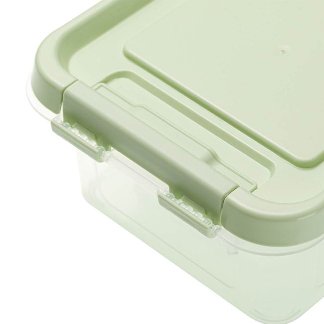 Caserola cu capac pentru alimente,plastic,verde,500 ml [2]