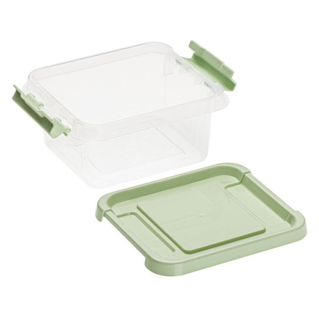Caserola cu capac pentru alimente,plastic,verde,500 ml [3]