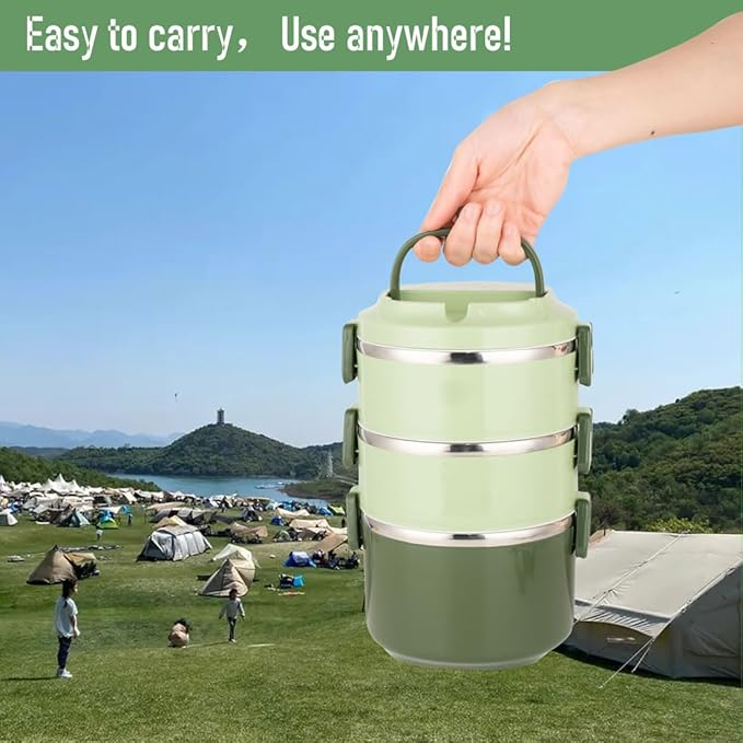Caserola termica cu 3 compartimente ,3 culori,2100 ml [2]