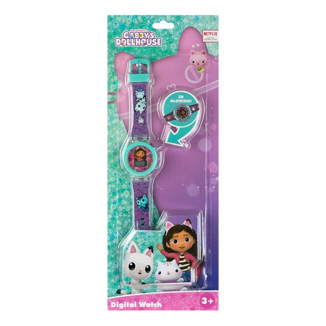 Ceas de mana digital pentru fetite Glowing Gabby's Dollhouse 3D [3]