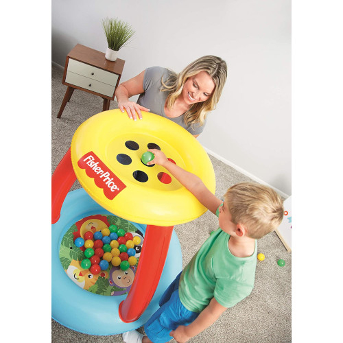 Centru de joacă gonflabil interactiv cu bile Fisher Price [5]