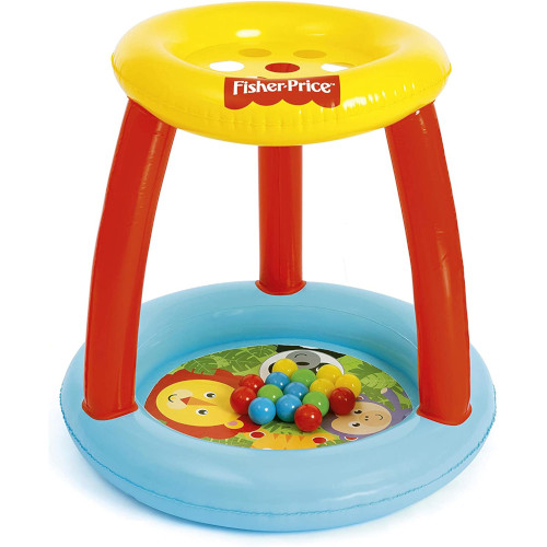 Centru de joacă gonflabil interactiv cu bile Fisher Price [3]