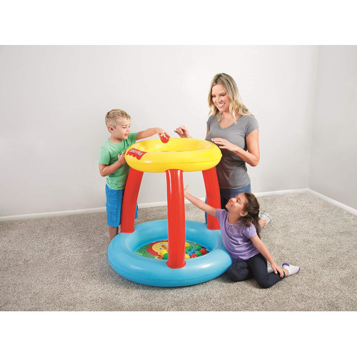 Centru de joacă gonflabil interactiv cu bile Fisher Price [4]