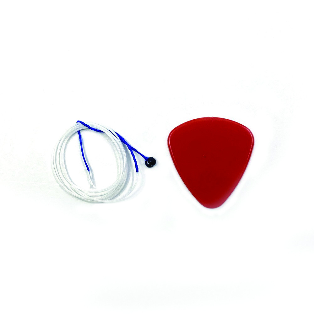 Chitara arlechin cu 6 corzi din plastic,63x23x7 cm,+5 ani [3]