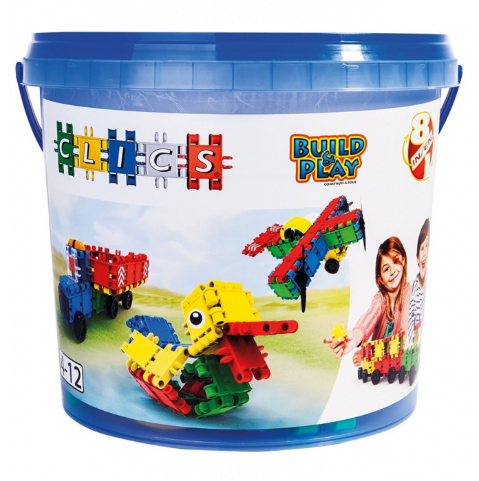 Clicformers- set cu 160 de piese, 8 in 1