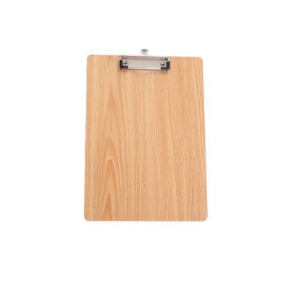 Clipboard A5 din lemn, cu clip metalic, 21x15 cm