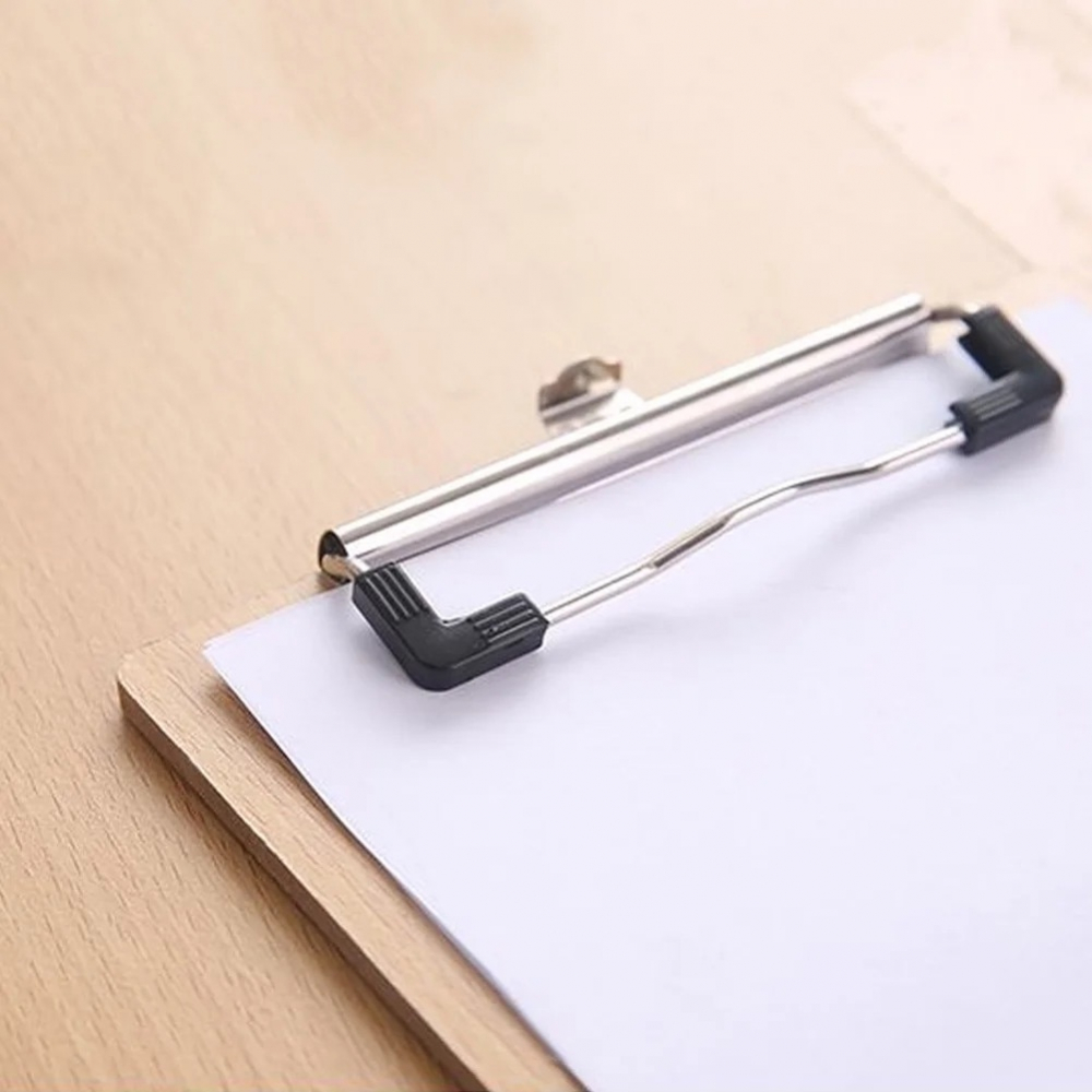 Clipboard A5 din lemn, cu clip metalic, 21x15 cm [2]