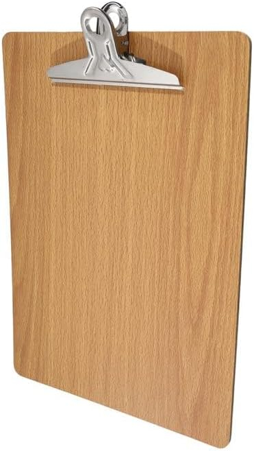 Clipboard lemn cu clips metalic, natur,29.5x19.5 cm [2]