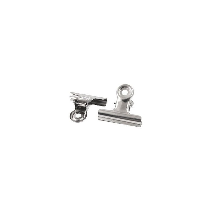 Clipsuri metalice Office Cover DL0016 6106, 22 mm, argintii, cutie 6 bucăți [2]
