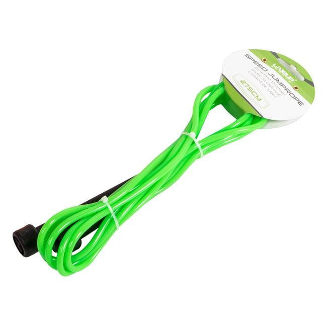 Coardă de Sărit cu Mânere din Plastic, Verde, 2.75 Metri [2]