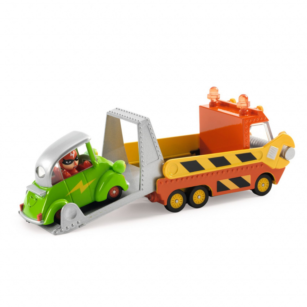 Camion metalic cu platforma gilsanta Crazy Truck,12.5x7x6 cm [4]