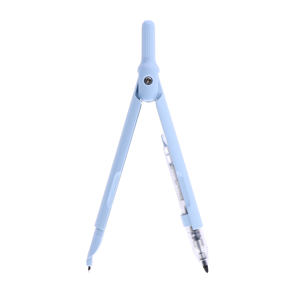 Compac metalic mecanic cu capac de protectie,reincarcabil cu mina 0.5 mm, blue [2]