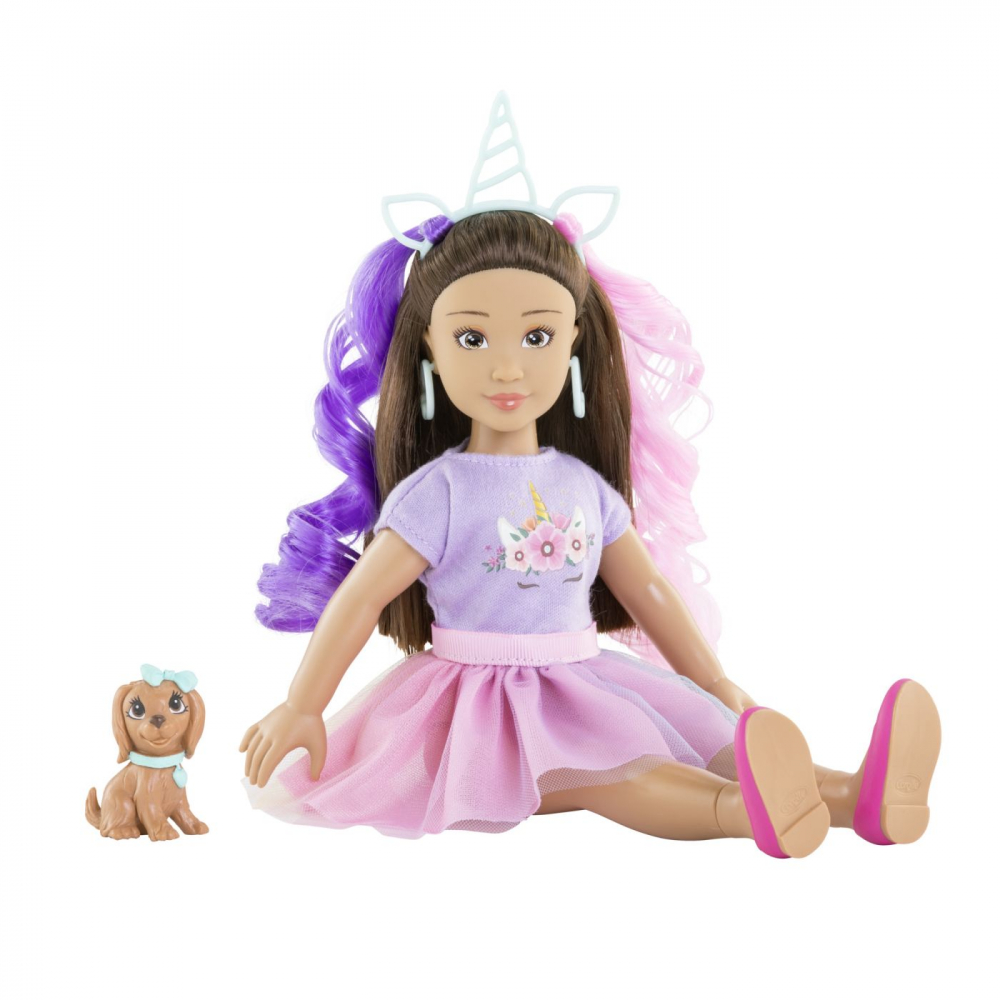 COROLLE SET UNICORN PAPUSA LUNA 28CM [6]