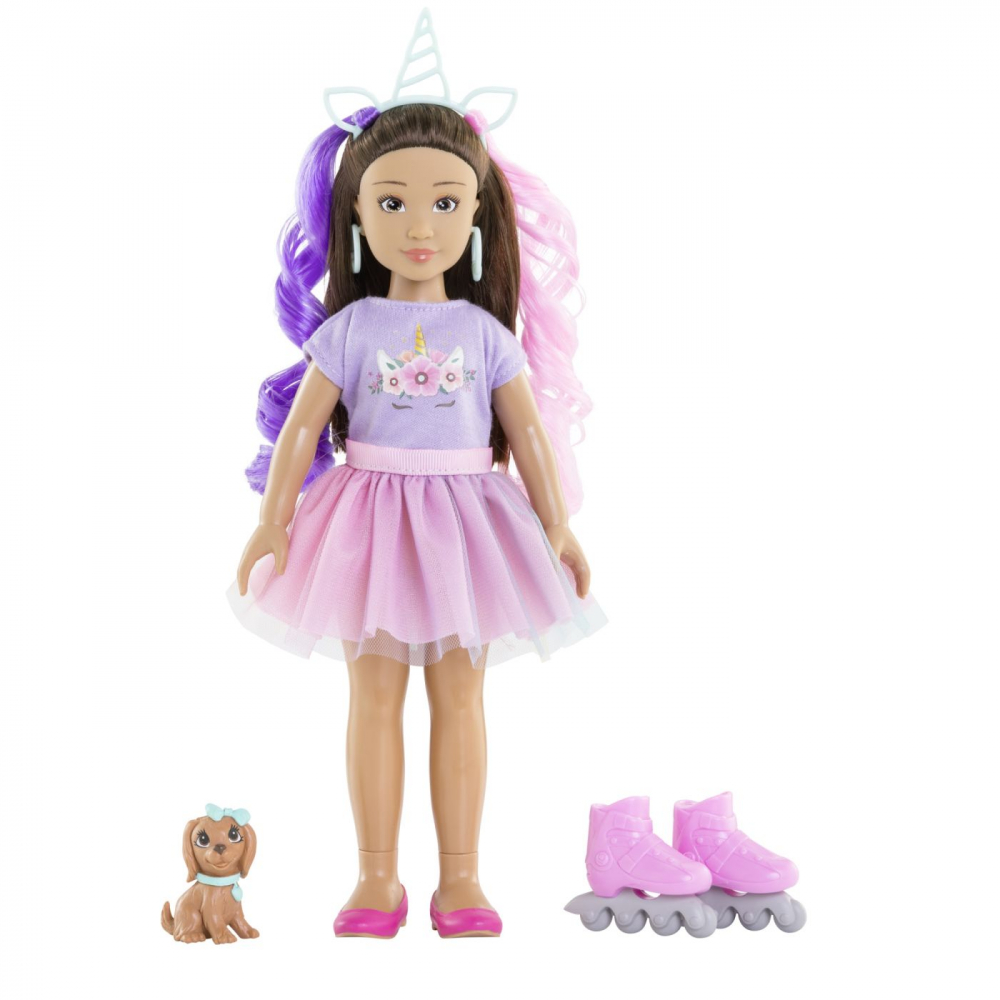 COROLLE SET UNICORN PAPUSA LUNA 28CM [2]