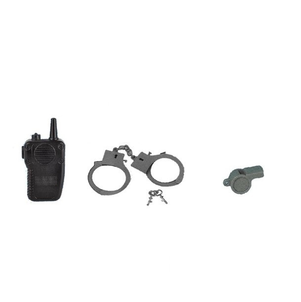Costum polițist pentru copicc cu jachetă si accesorii [4]