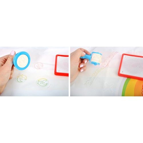 Covoraș Desen cu Apă XXL – 100x80 cm + Markere, Șabloane, Ștampile și Husă [8]
