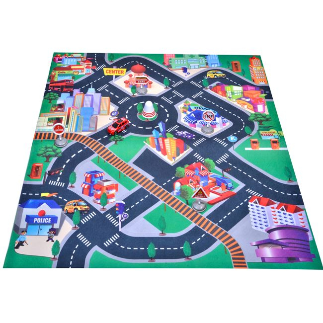 Covoras de joaca cu vehicul curse [1]